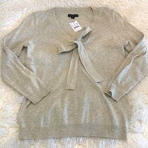JCrew Mercantile Sweater with Bow, XS